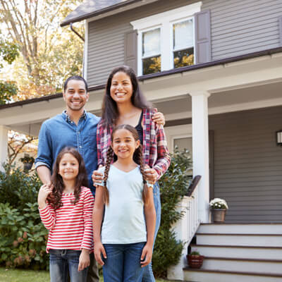 Family with House